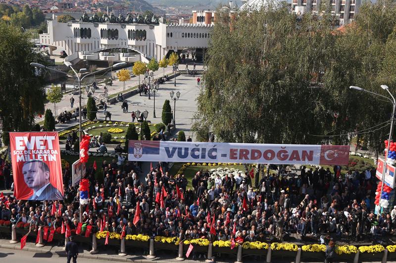 Novi Pazar nestrpljivo ocekuje dolazak predsednika Srbije Aleksandra Vucica i Turske Redzepa Tajipa Erdogana,