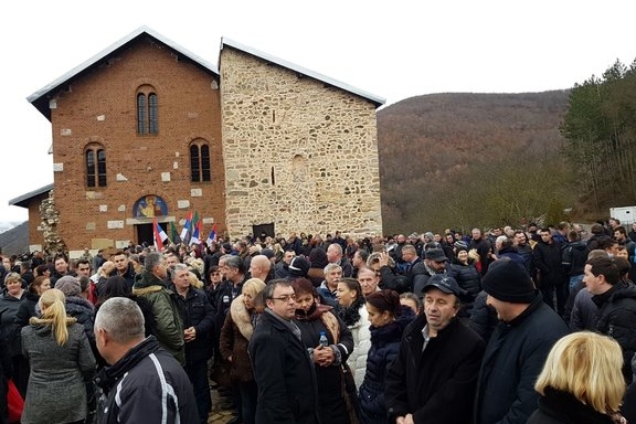 Predsednik Srbije Aleksandar Vucic stigao je u Banjsku.