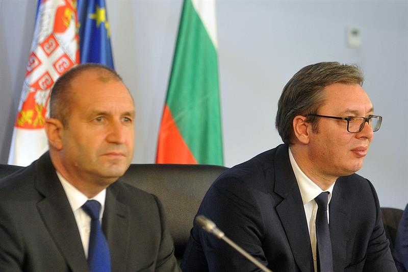 Predsednik Srbije Aleksandar Vucic sa bugarskim kolegom Radevom