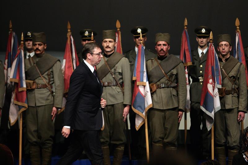 Vucic na svecanoj akademiji povodom 100 godina od oslobodjenja Beograda u Prvom svetskom u ratu