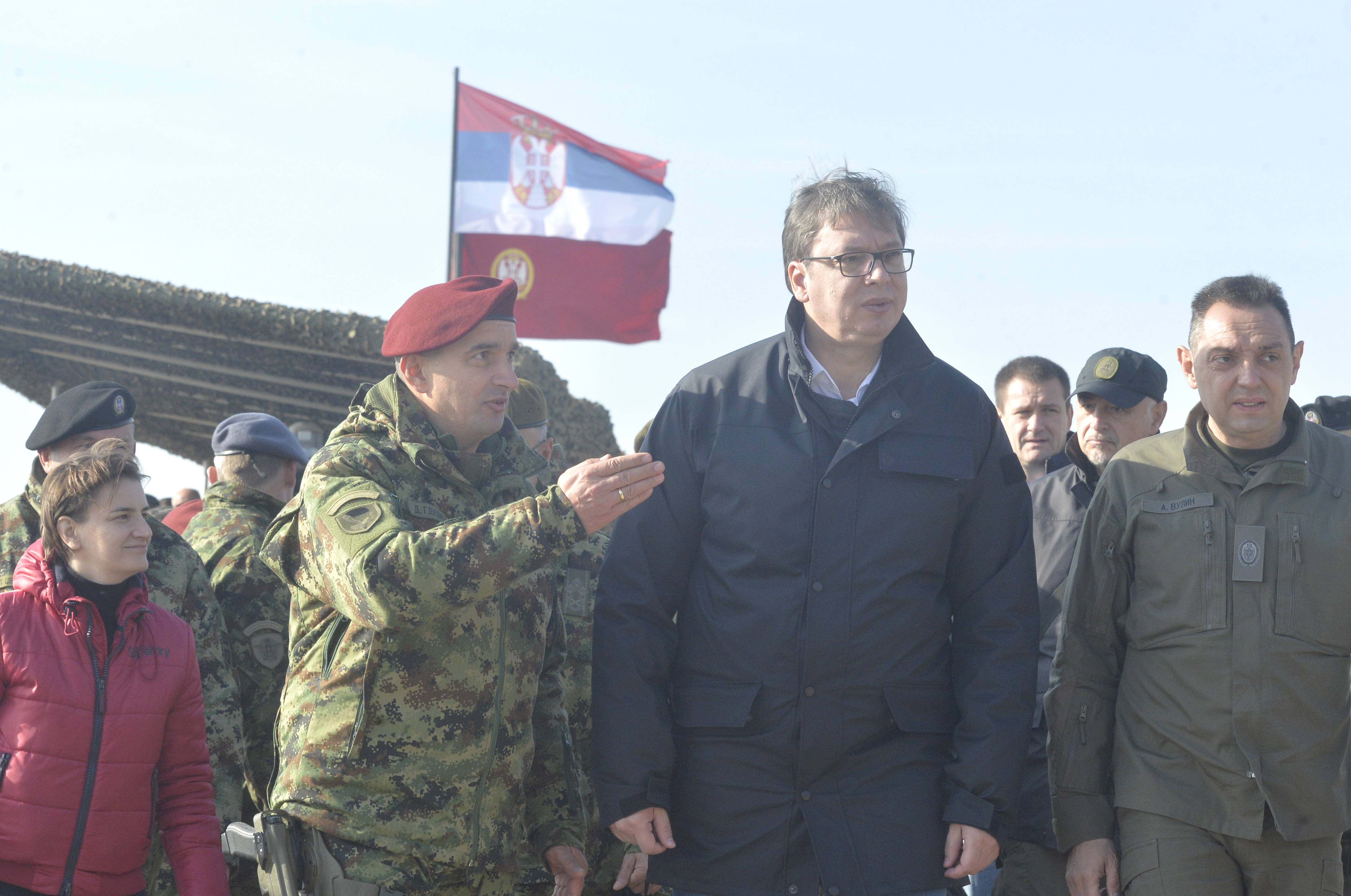 Vucic vezba Vojska Srbije