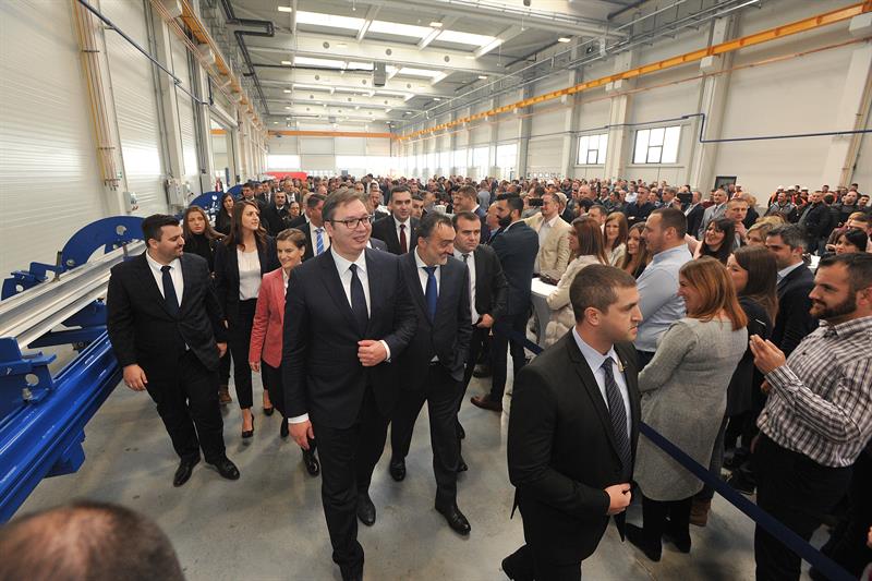 Председник Србије Александар Вучић на отварању компаније МИНД Реал Естате.