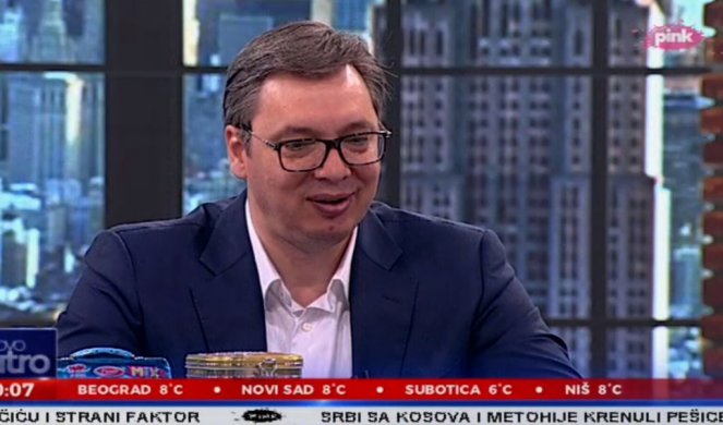 Vucic u emisiji "Novo Jutro" na pinku
