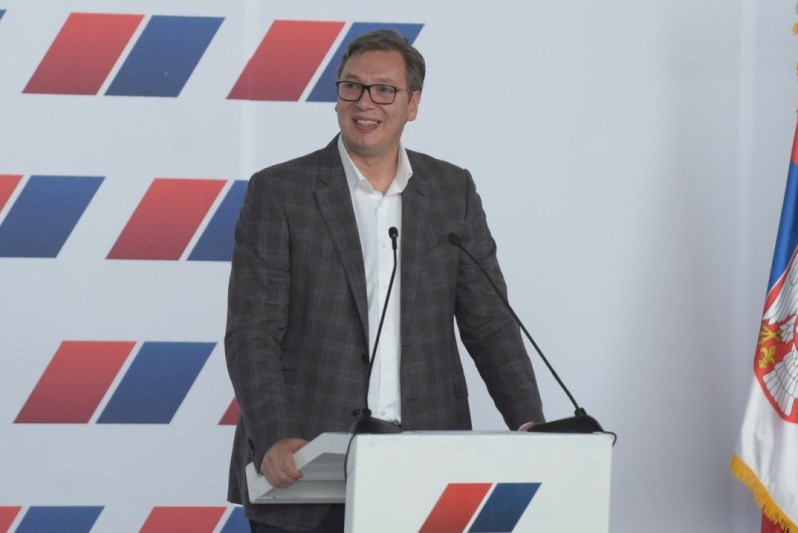 Predsednik Srbije Aleksandar Vucic na sednici glavnog odbora SNS.