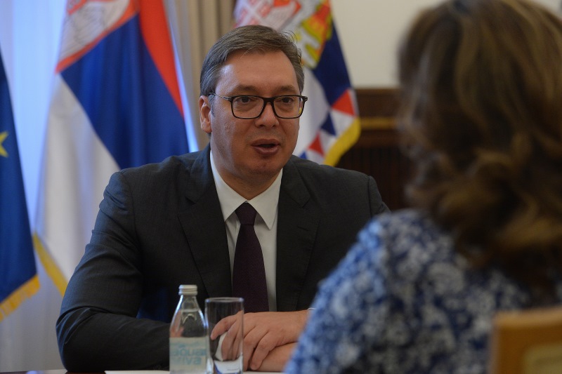Председник Србије Александар Вучић састао се са министарком спољних послова Гватемале Сандром Ериком Ховел Поланко.