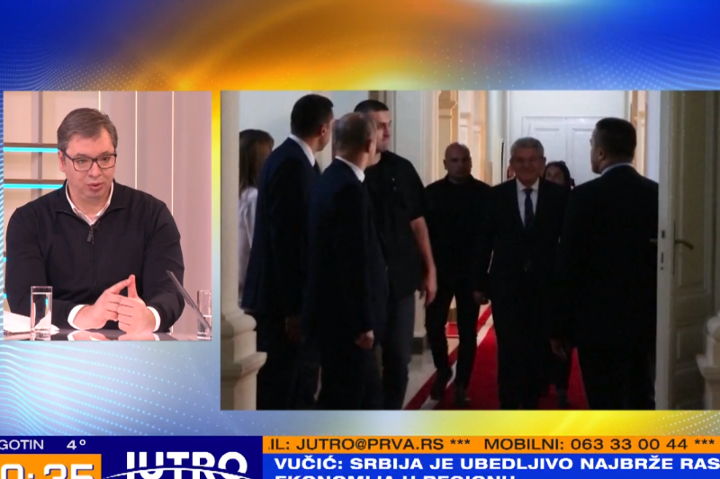Predsednik Srbije Aleksandar Vucic pancir skup, ali izuzetno vredan