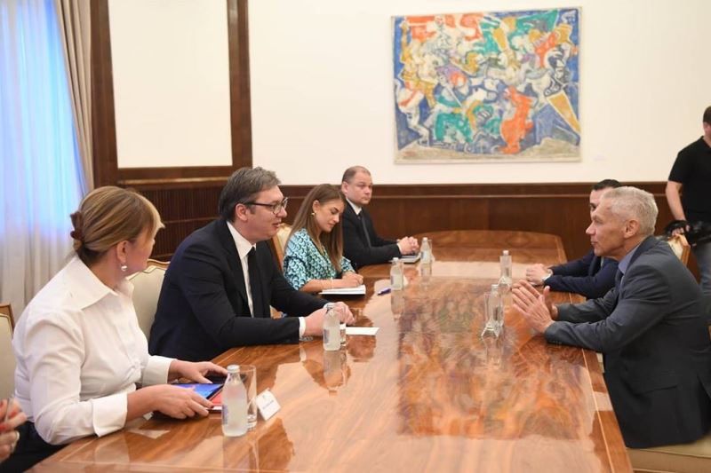 Predsednik Srbije Aleksandar Vucic se sastao sa Bocan-Harčenkom