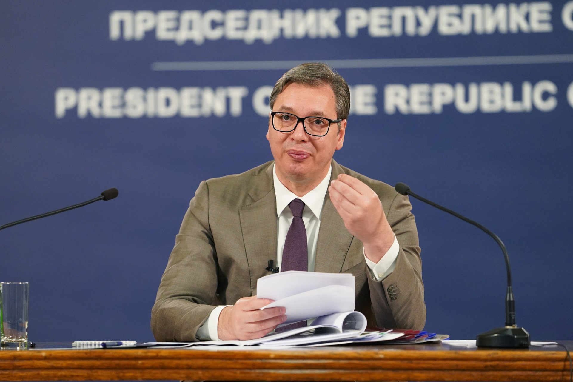 Predsednik Srbije Aleksandar Vucic Pristinska strana dosla s namerom da dijaloga nema