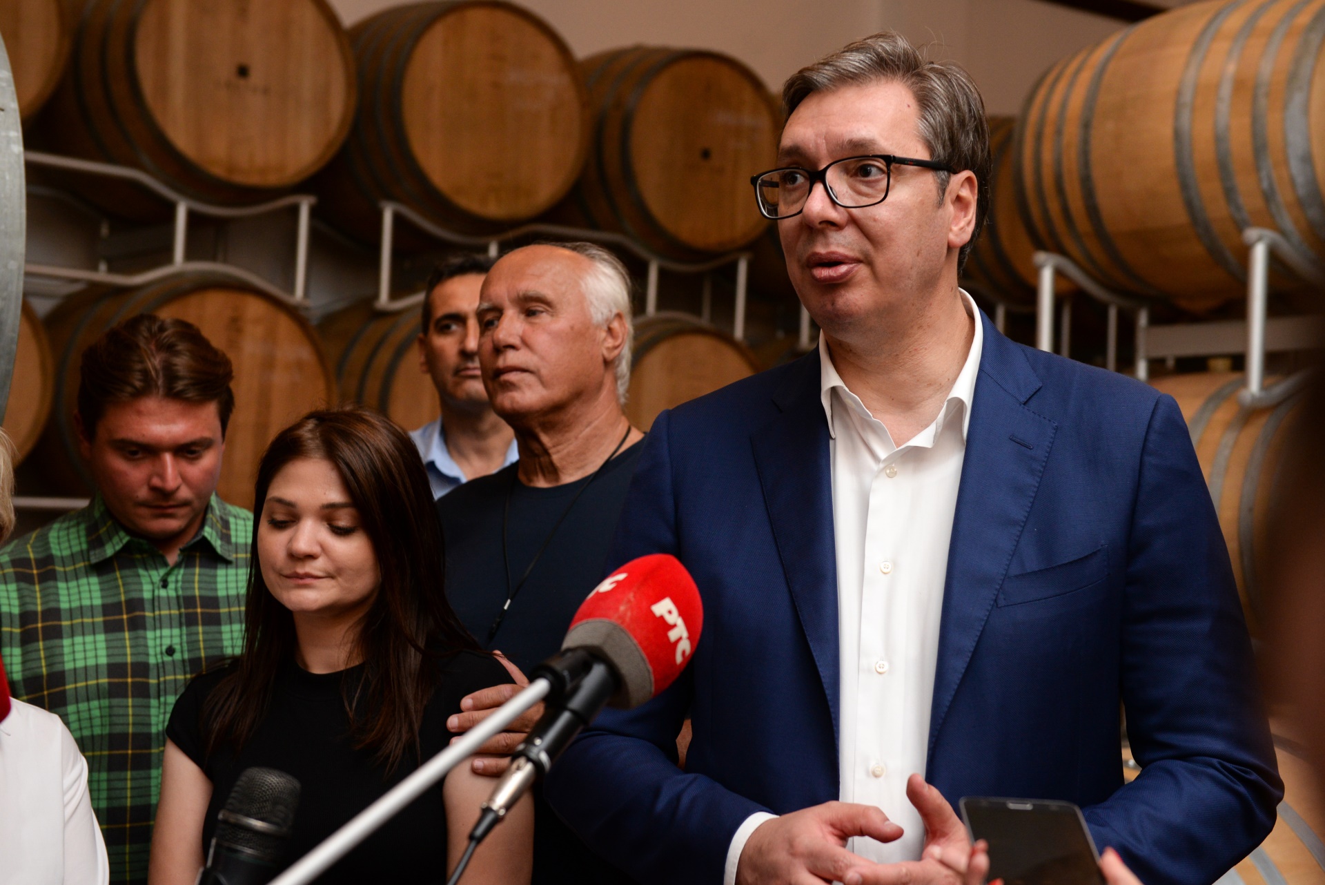 Predsednik Srbije Aleksandar Vucic obisao vinariju "Lastar" u Sekuricu