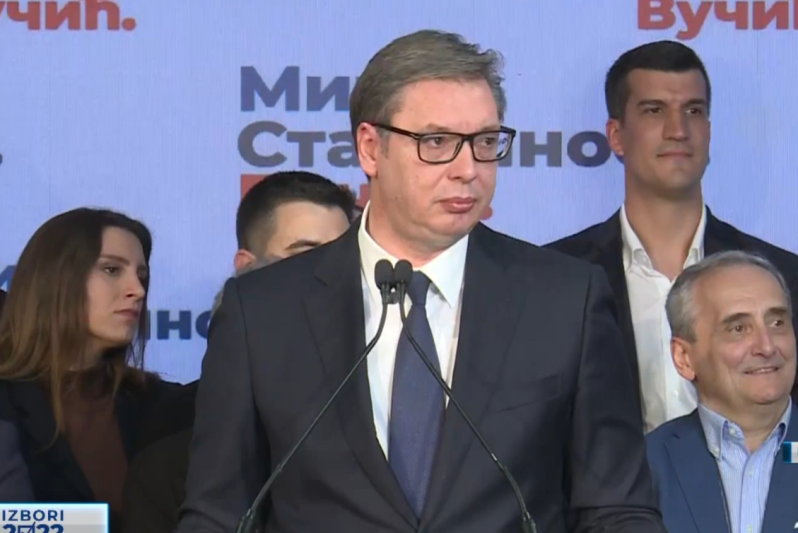 Predsednik Srbije Aleksandar Vucic SNS 44 odsto glasova, uz SVM samostalna vlada