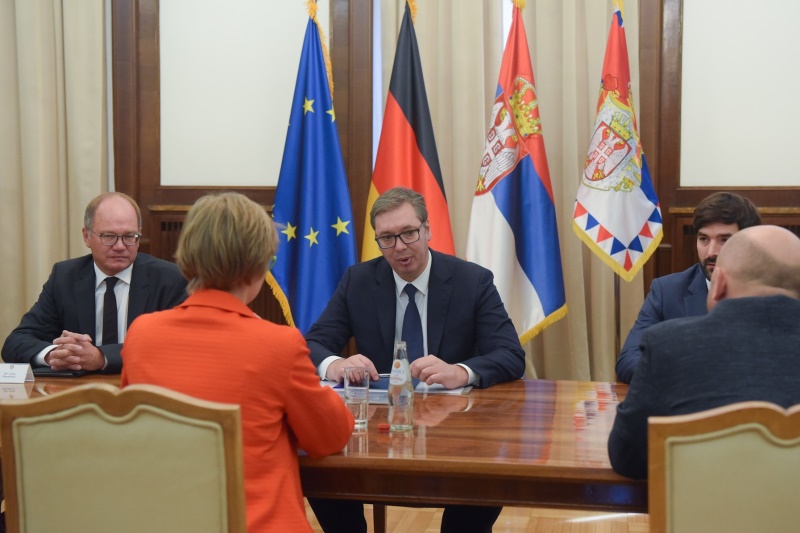 Predsednik Srbije Aleksandar Vucic Nemačka među vodećim privrednim partnerima