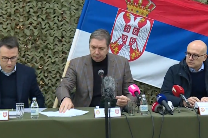 Predsednik Srbije Aleksandar Vucic Uvek cu biti uz Srbe sa KiM i boricu se za njih