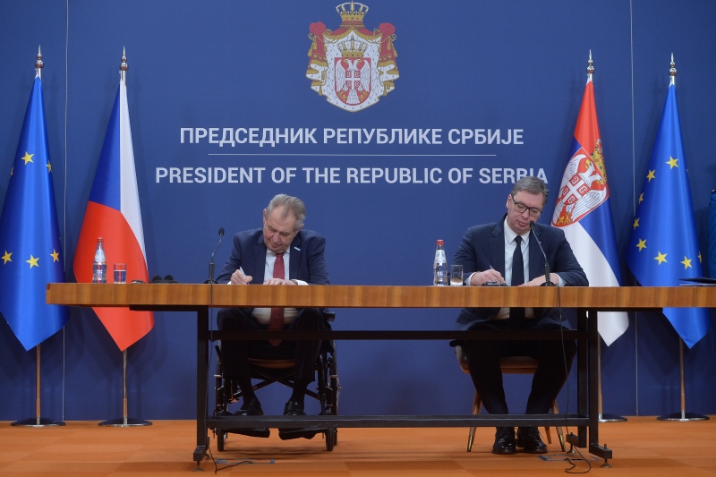 Predsednik Srbije Aleksandar Vucic Trgovinska razmena sa Češkom uvećana tri puta