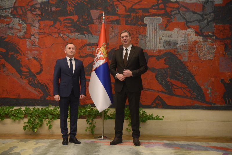 Predsednik Srbije Aleksandar Vucic Predsednik Vučić primio akreditivna pisma ambasadora Mađarske