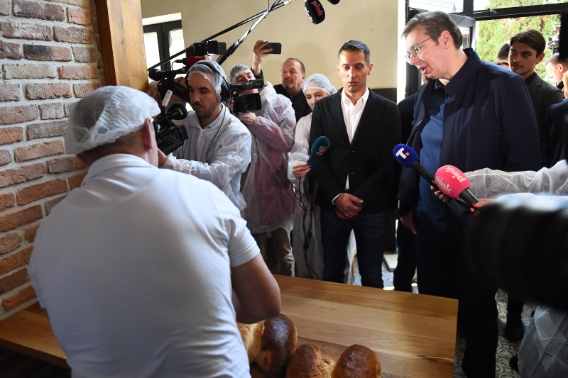 Predsednik Srbije Aleksandar Vucic Država će se potruditi da pomogne srpskim privrednicima