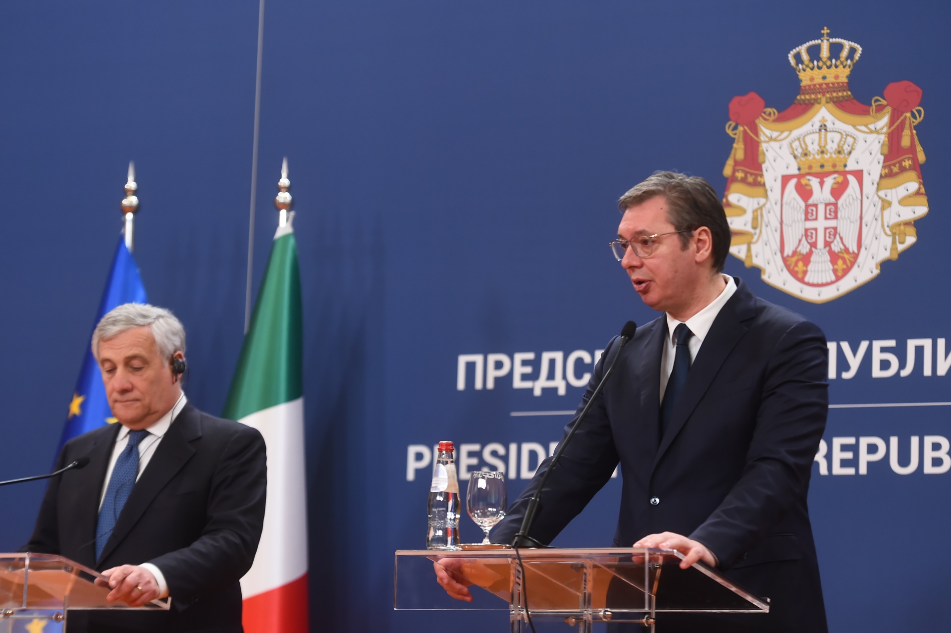 Председник Вучић изјавио је данас да предстоји добро време за сарадњу Србије и Италије.
