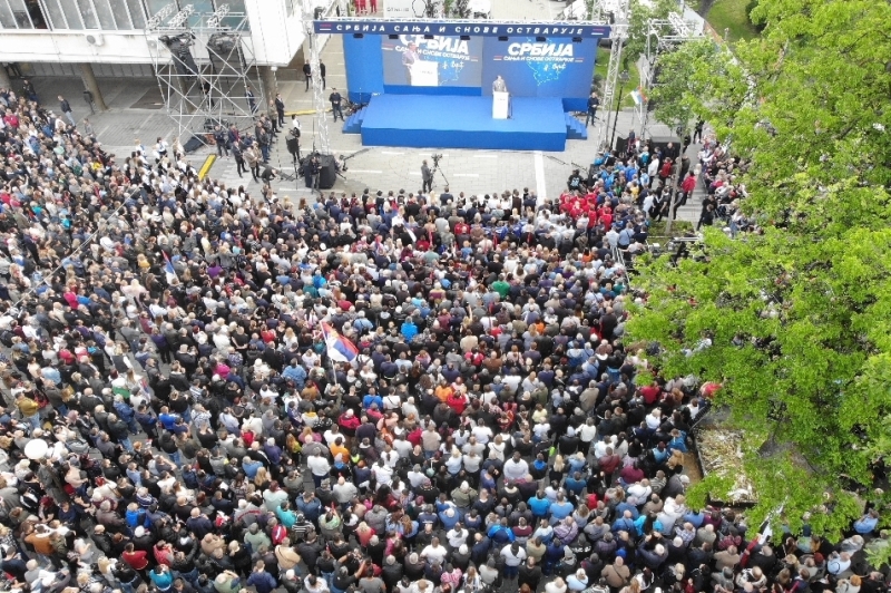 Predsednik Srbije Aleksandar Vucic 26. maja ćemo pokazati Srbiju koja će biti slobodna i slobodarska
