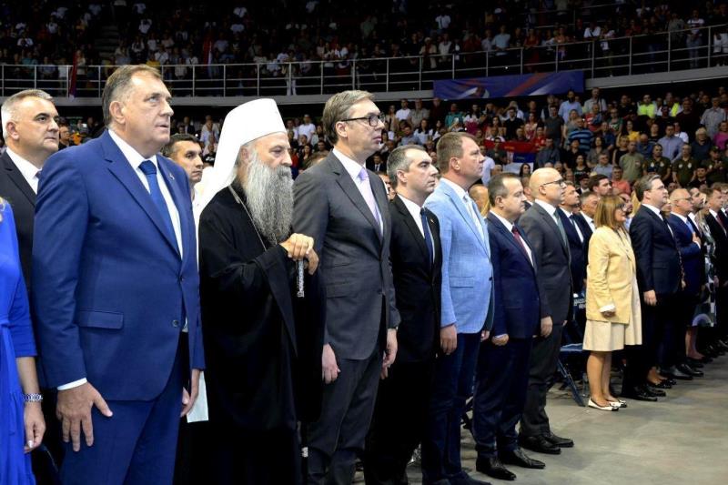 Predsednik Srbije Aleksandar Vucic Ponosni smo na svoju slobodu i praznik koji svetkujemo