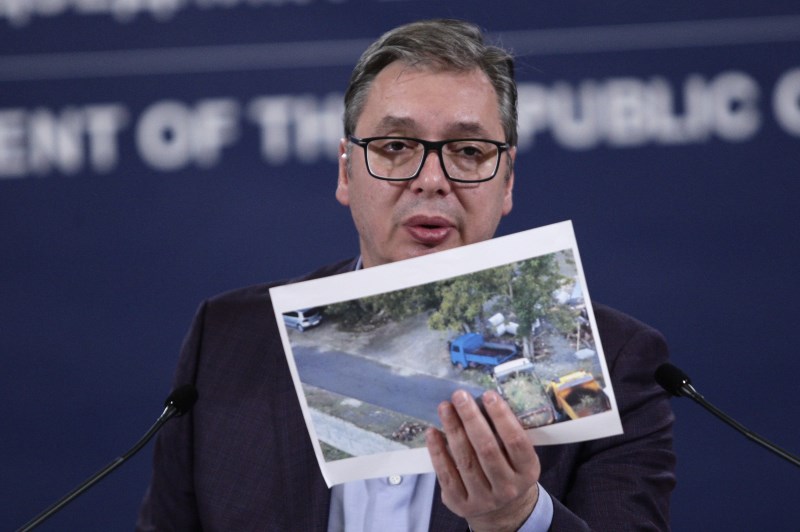 Predsednik Srbije Aleksandar Vucic Jedini krivac za sve što se dešava na KiM je Kurti