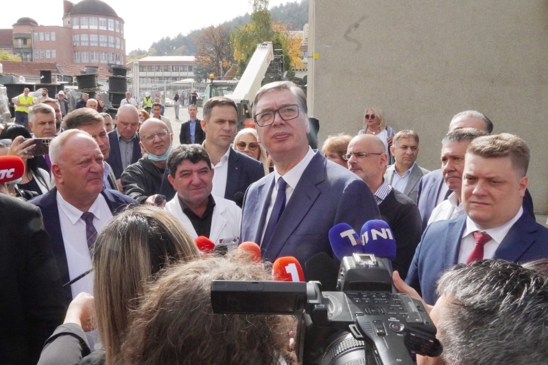 Predsednik Srbije Aleksandar Vucic Opšta bolnica u Leskovcu gotova do januara 2025. godine
