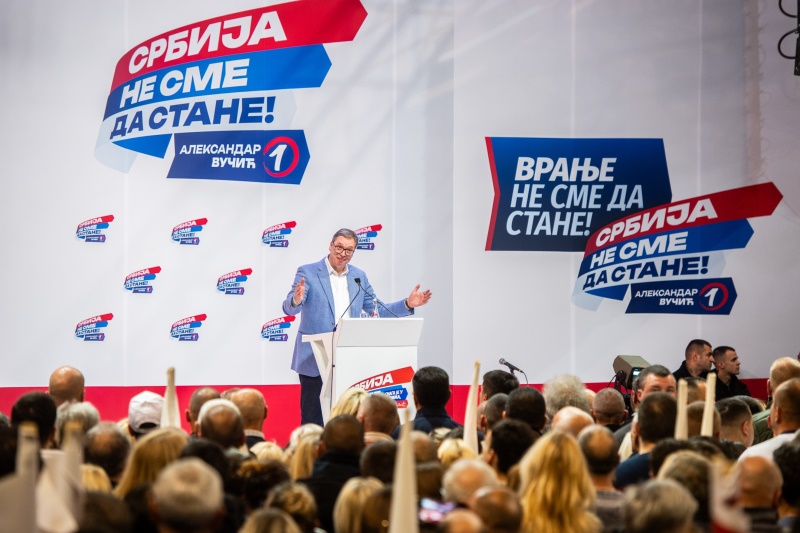 Predsednik Srbije Aleksandar Vucic 17. decembra ljudi biraju svoju i budućnost svoje dece