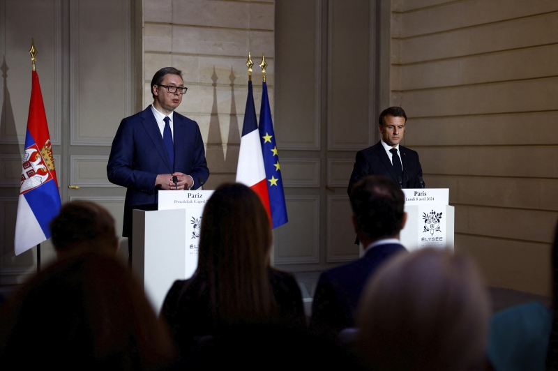 Predsednik Srbije Aleksandar Vucic Ekonomski odnosi sa Francuskom neuporedivo bolji nego što su bili