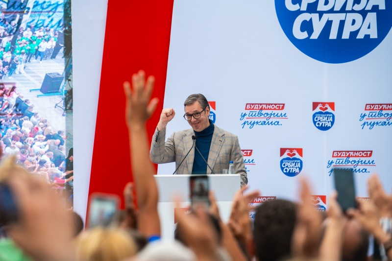 Predsednik Srbije Aleksandar Vucic Nasu Srbiju necemo da damo nikome