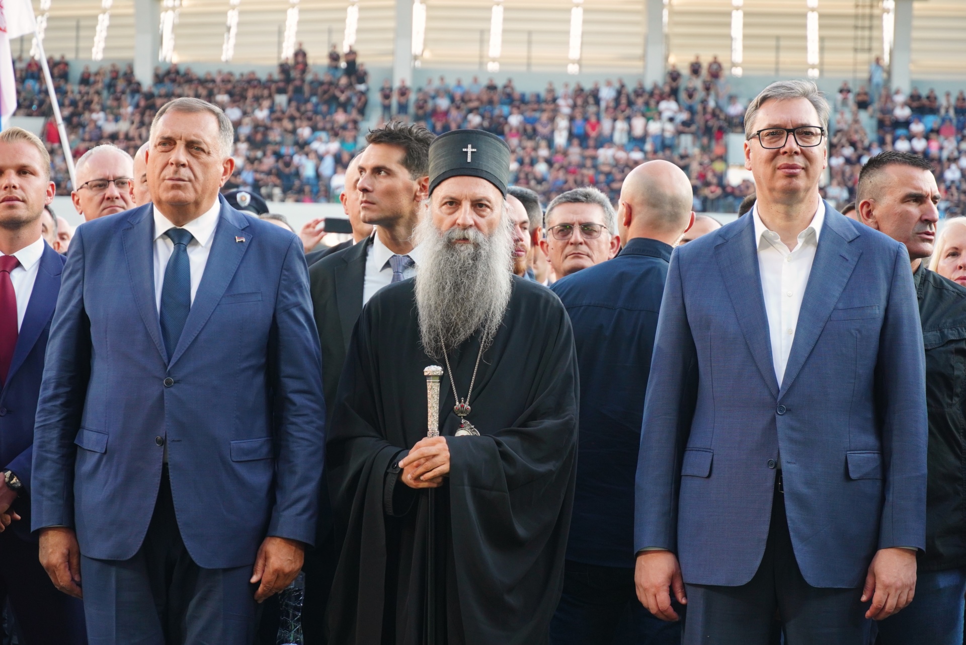 Председник Републике Србије Александар Вучић изјавио је на Дану сећања на све страдале и прогнане у оружаној акцији "Олуја" да се већ десет година 3. или 4. августа обележава та велика трагедија и да је за то време Република Србија успела целом свету да каже шта о томе мисли и осећа.