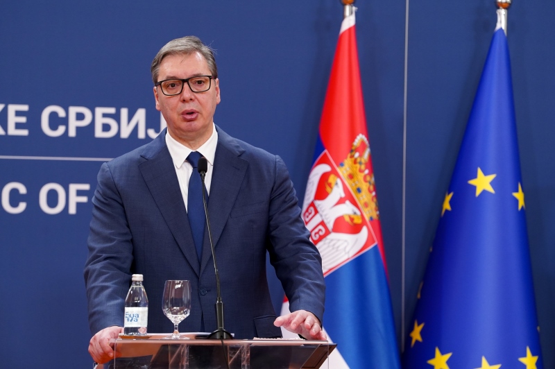 Presednik Srbije Aleksandar Vucic Srbija gaji iskreno prijateljstvo prema slovackom narodu