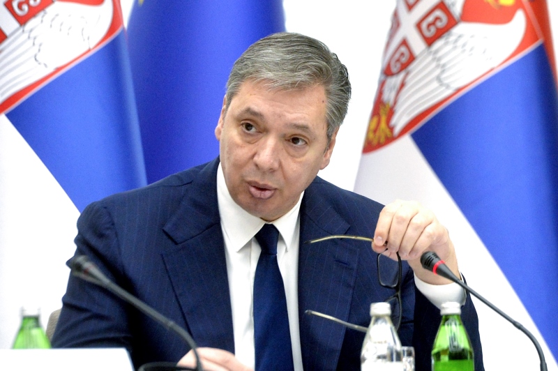 Predsednik Srbije Aleksandar Vucic Naš narod na KiM vodi tešku borbu za opstanak
