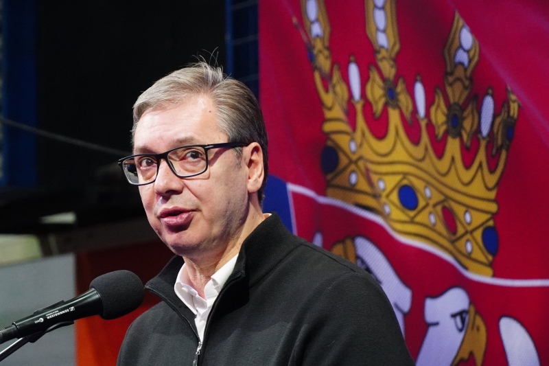 Predsednik Srbije Aleksandar Vucic Nastavljamo da gradimo Srbiju