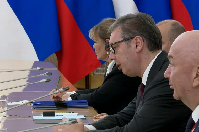 Predsednik Srbije Aleksandar Vucic Hvala Rusiji zbog ogromne podrske Srbiji
