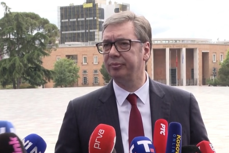 Predsednik Srbije Aleksandar Vucic U Tirani razgovori i o infrastrukturnim projektima
