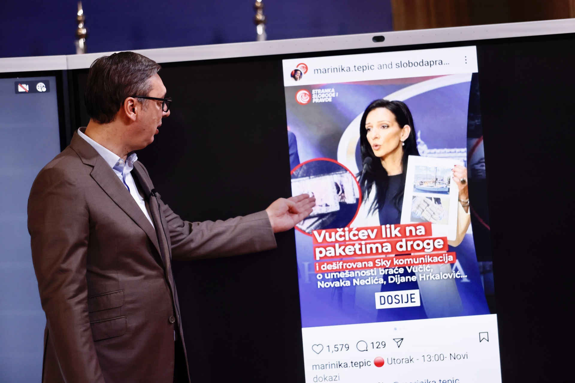 Predsednik Srbije Aleksandar Vucic Inflacija u maju prema fleš proceni 3,8 odsto