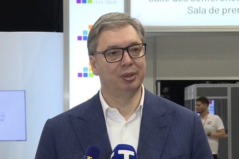 Predsednik Srbije Aleksandar Vucic Tucu posle utakmice uvek trazi onaj koji je izgubio