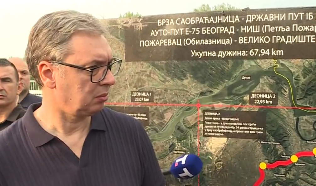 Predsednik Srbije Aleksandar Vucic Dunavski koridor velika stvar za istocnu Srbiju