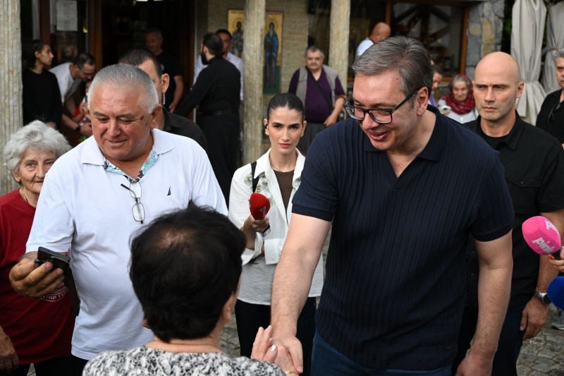 Predsednik Srbije Aleksandar Vucic Gradjani će od Beograda do Tumana stizati još brze
