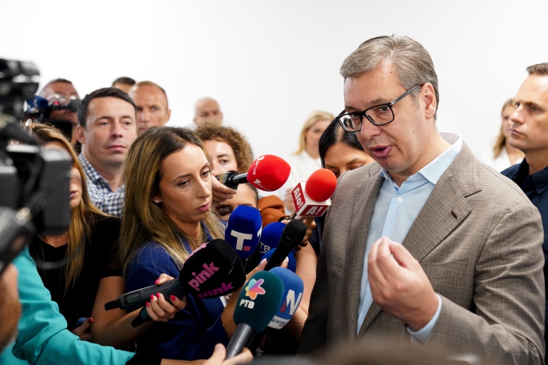 Predsednik Srbije Aleksandar Vucic Srecan sto će ljudi moci da dobiju bolju negu