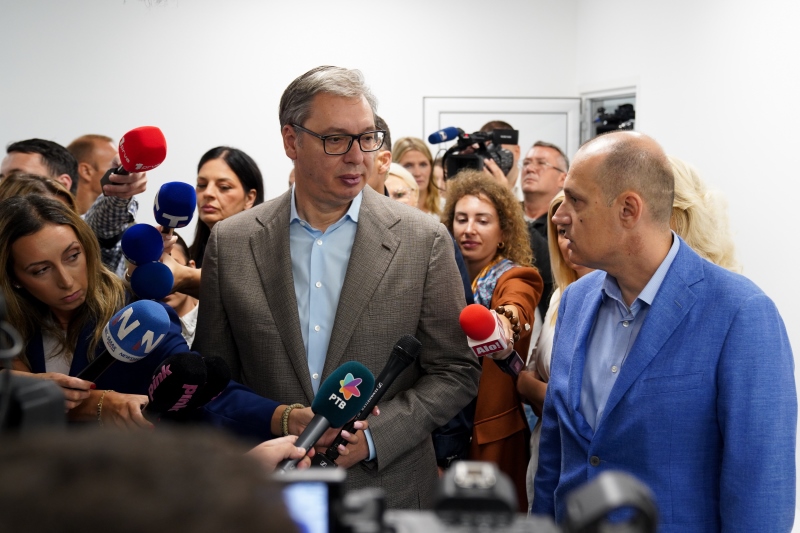 Predsednik Srbije Aleksandar Vucic Srecan sto će ljudi moci da dobiju bolju negu