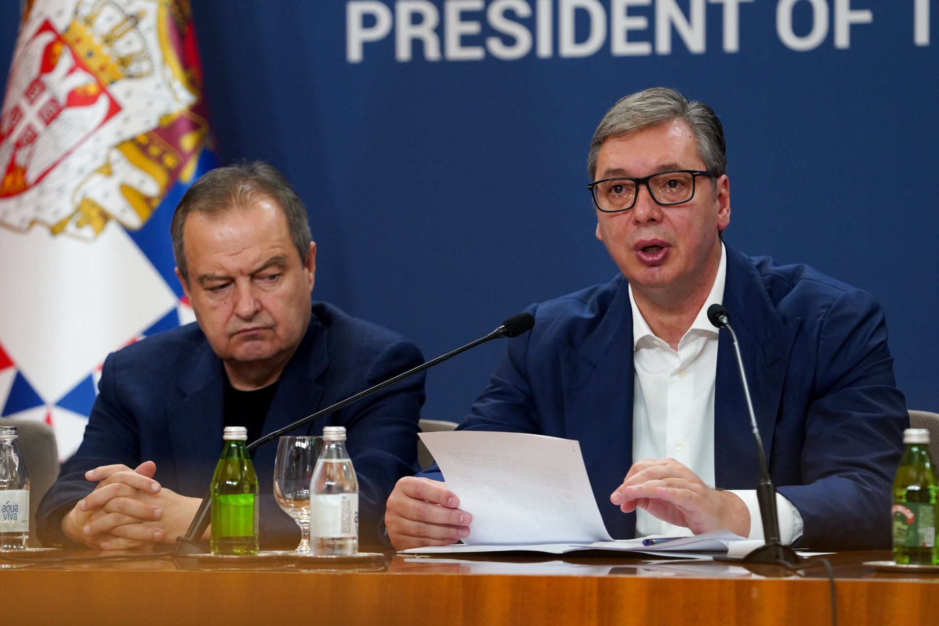 Председник Србије Александар Вучић изјавио је да је разговор америчког и руског председника Доналда Трампа и Владимира Путина од пресудног значаја за човечанство, Европу, али и за Србију јер уколико дође до мира, тензије које постоје ће се смањити или нестати и помоћи ће нам да успоставимо економску сарадњу са те две земље.