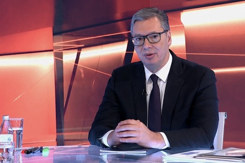 Predsednik Srbije Aleksandar Vucic Uprkos svim napadima Srbija ide napred