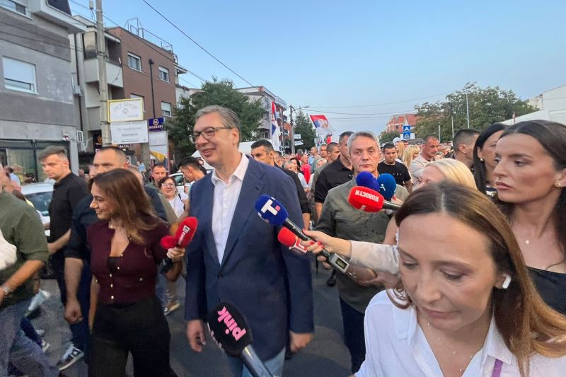 Predsednik Srbije Aleksandar Vucic ujedinjeni mozemo sve