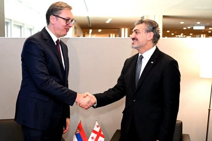 Predsednik Srbije Aleksandar Vucic se sastao sa predsednikom Gruzije Kavelašvilijem
