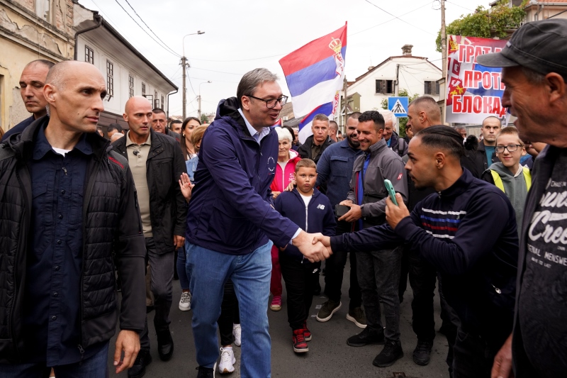 Predsednik Srbije Aleksandar Vucic najlepse je sa svojim narodom