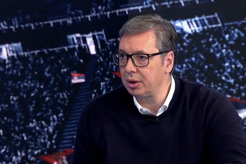 Predsednik Srbije Aleksandar Vucic Dobro su spolja platili revoluciju kako bi unistili Srbiju