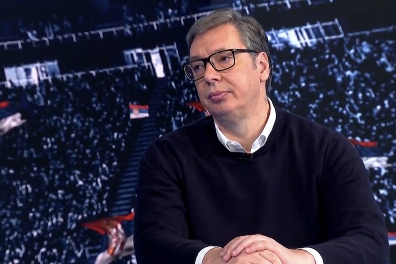 Predsednik Srbije Aleksandar Vucic Dobro su spolja platili revoluciju kako bi unistili Srbiju