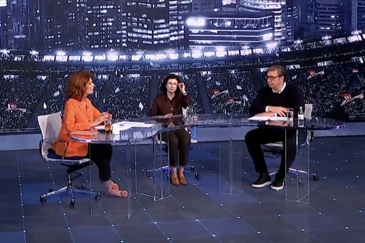Predsednik Srbije Aleksandar Vucic Dobro su spolja platili revoluciju kako bi unistili Srbiju