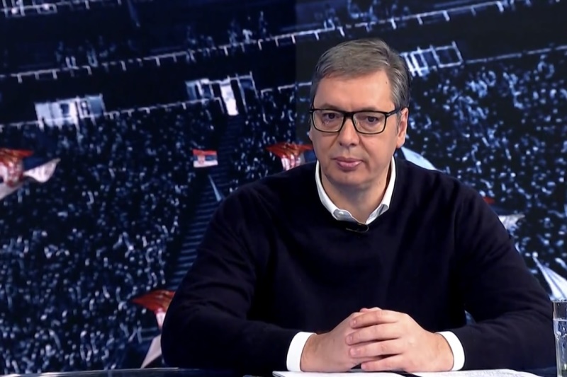 Predsednik Srbije Aleksandar Vucic Dobro su spolja platili revoluciju kako bi unistili Srbiju