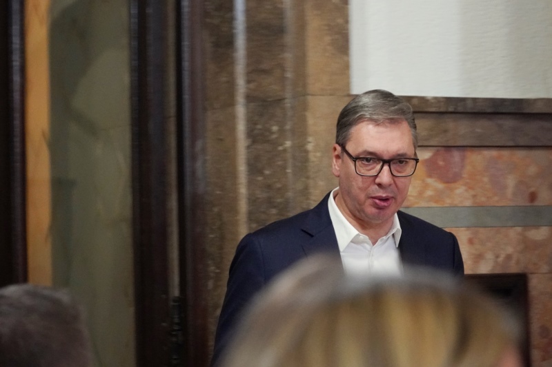 Predsednik Srbije Aleksandar Vucic Srbija i nas narod uvek na prvom mestu