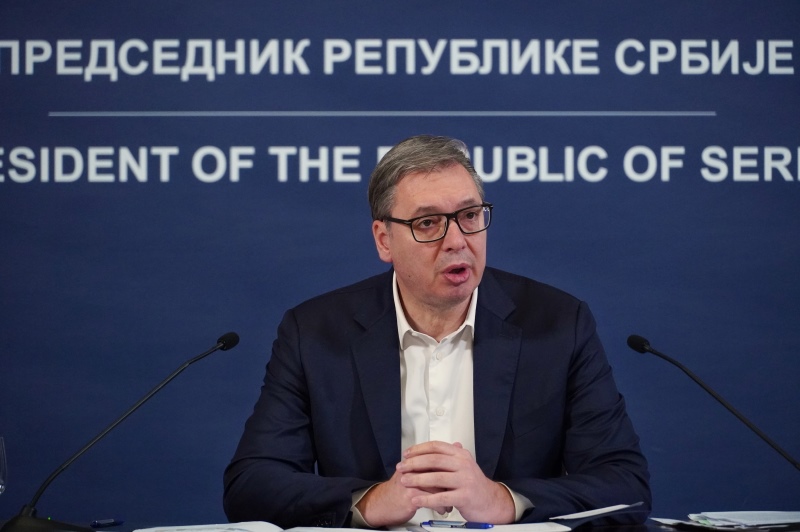 Predsednik Srbije Aleksandar Vucic Srbija i nas narod uvek na prvom mestu